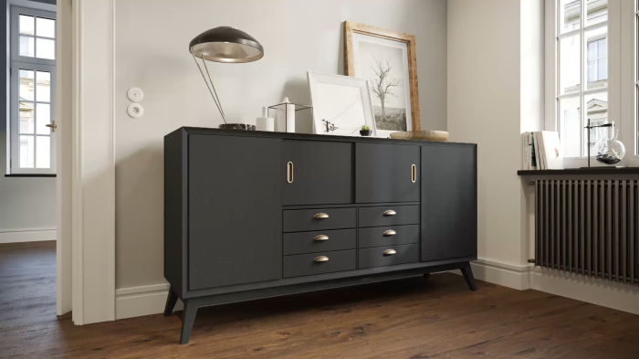 Jeger Brillant mobila Carbon – vopsea decorativa structurata cu efect decorativ – - Caprice Decor [3]