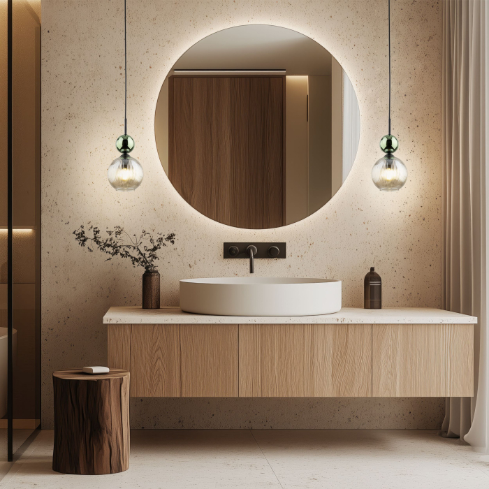 TK Lighting  Sophia Green Cognac 1xE14 – Design Modern & Eleganță Naturală [2]