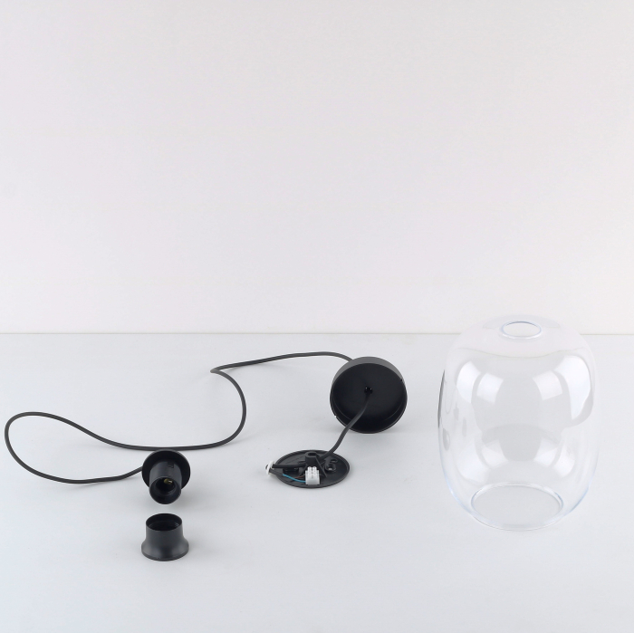 Lampă Suspendată TK Lighting ELIO Transparent, 1xE27 [3]