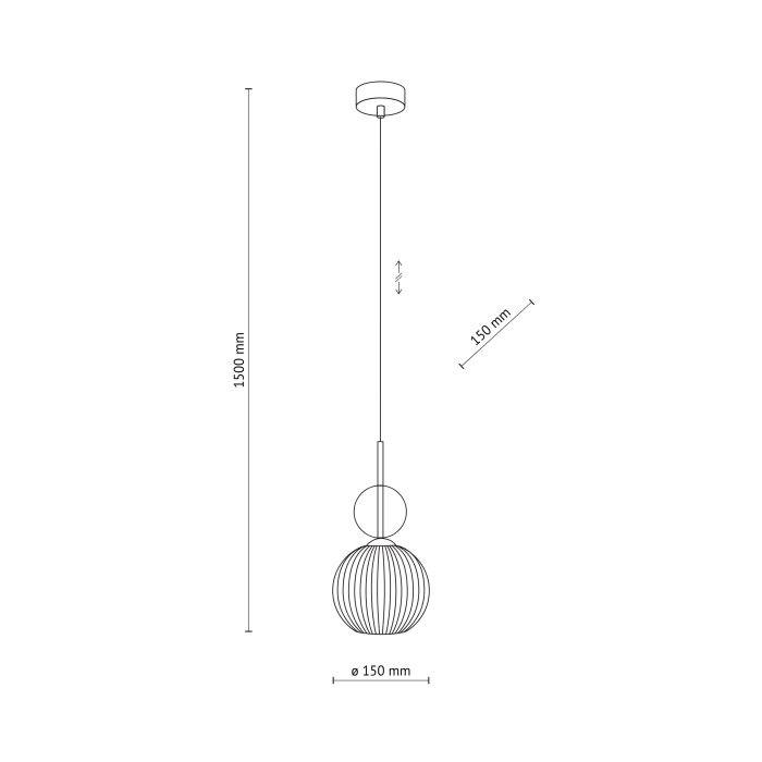 Lampă Suspendată TK Lighting SOPHIA COGNAC 1xE14 – Design Modern cu Sticlă Cognac și Metal Auriu Satinat, Varianta 2 [4]