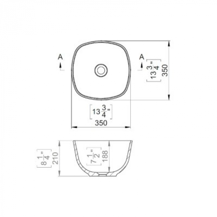 LAVOAR VOLOS 35X35X21 FARA PREPLIN [2]