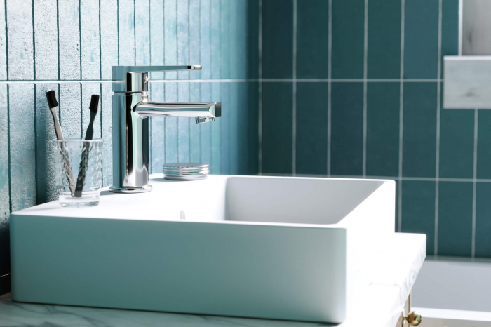 Lavoar ceramic, blat/montare pe perete, cu gaură pentru baterie - 50x40 cm [2]