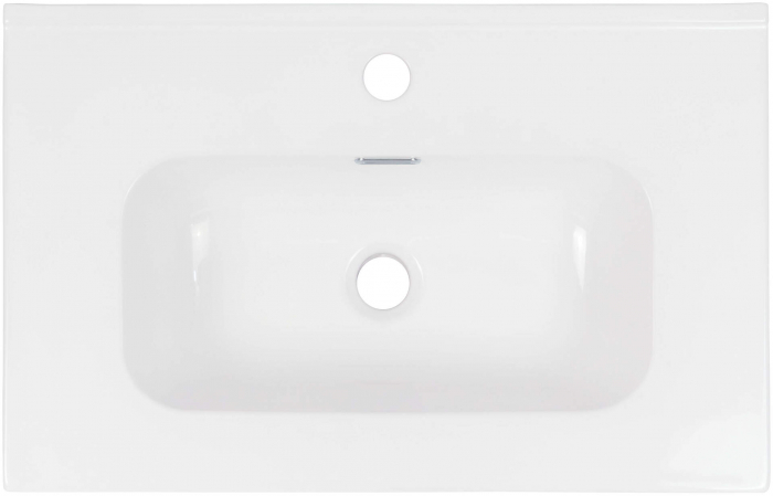 Lavoar ceramic, încastrat, cu gaură pentru baterie - 60 cm [2]