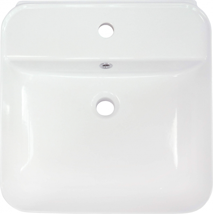 Lavoar ceramic, blat/montare pe perete, cu gaură pentru baterie [2]