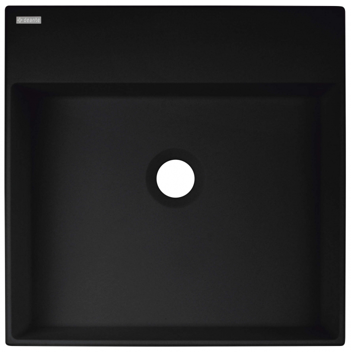 Lavoar din granit, blat, cu gaură pentru baterie - 400x400 mm [2]