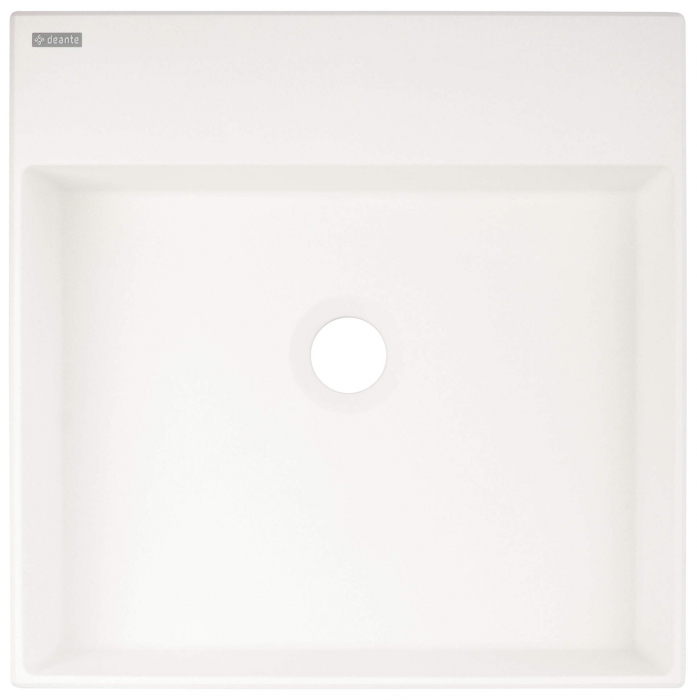 Lavoar din granit, blat, cu gaură pentru baterie - 400x400 mm [2]