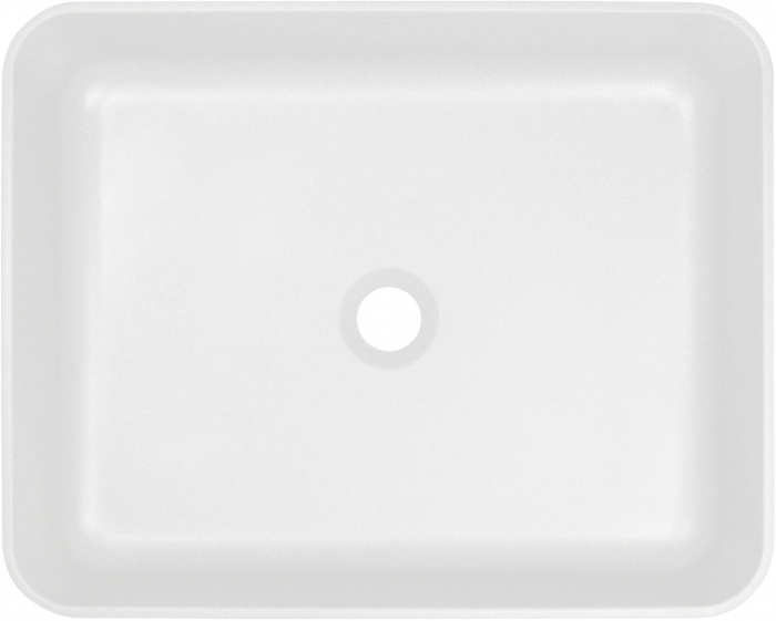 Lavoar din granit alb, pe blat 400x500,Termisto Deante [2]