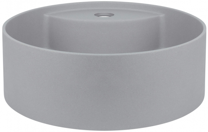 Lavoar din granit,montaj pe blat ,diametru 360,Deante Silia culoare negru,antibacterian ,hidrofug [3]