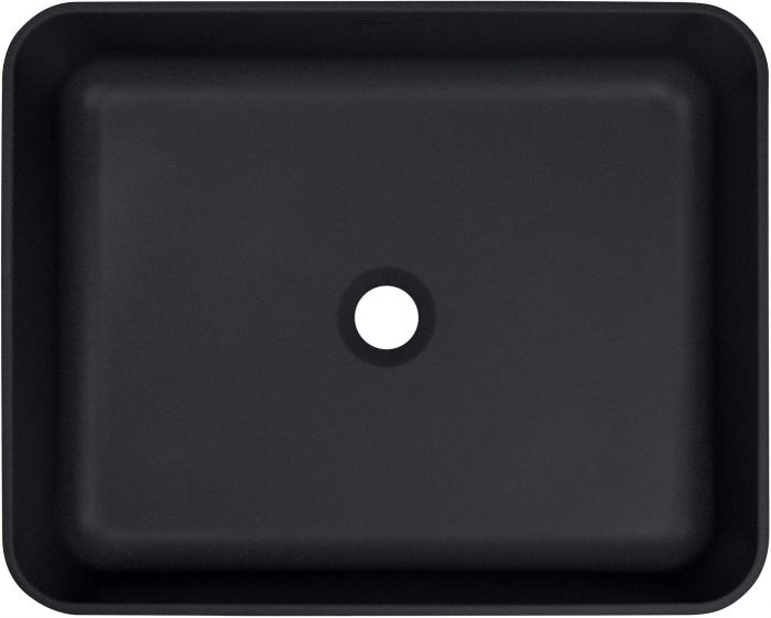 Lavoar din granit negru,pe blat,400x500,Deante Termisto [2]