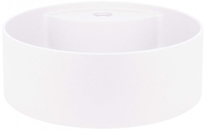 Lavoar din granit,montaj pe blat ,diametru 360,Deante Silia culoare alb,antibacterian ,hidrofug [3]