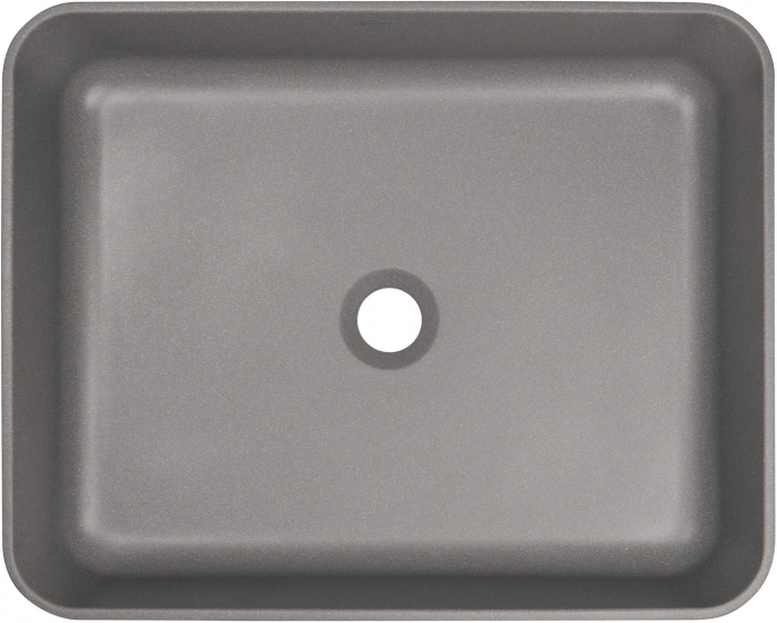 Lavoar din granit antracit metalic ,pe blat,400x500,Deante Termisto [2]