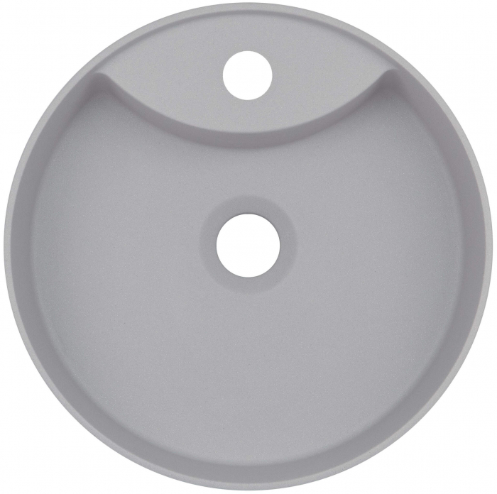 Lavoar din granit,montaj pe blat ,diametru 360,Deante Silia culoare negru,antibacterian ,hidrofug [2]