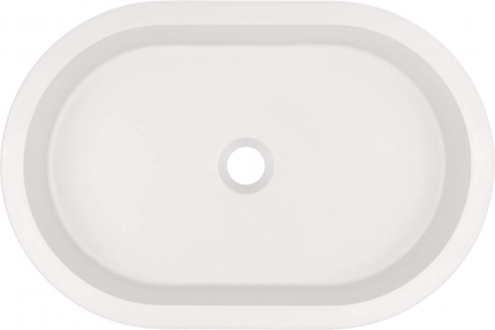 Lavoar din granit,montaj sub blat/incastrat ,lungime 588,Deante Silia culoare alb,antibacterian ,hidrofug [2]