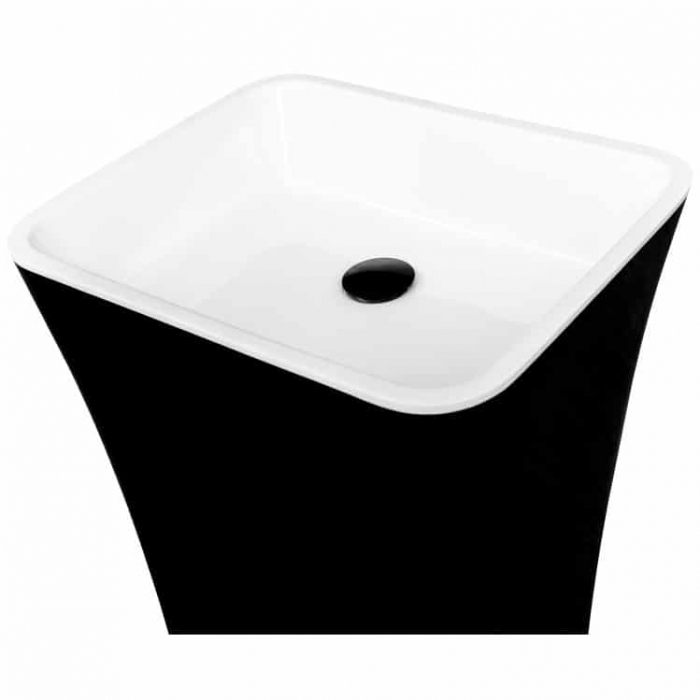 LAVOAR FREESTANDING ASSOS 40X50X85, BLACK&WHITE [2]