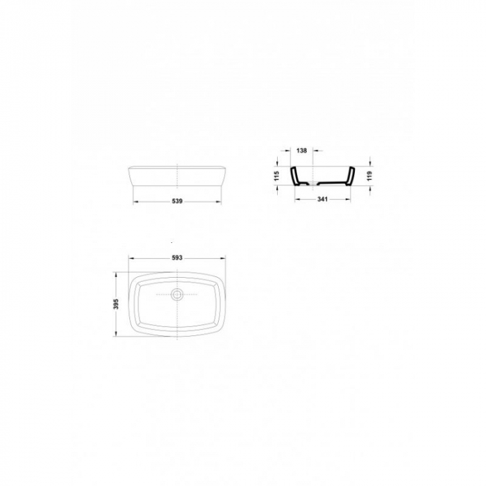 LAVOAR EOS 59.3 X 39.5 RECTANGULAR [2]