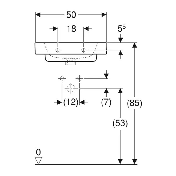 LAVOAR GEBERIT MODO 50 CM [3]