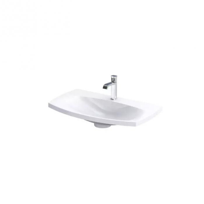 LAVOAR LOUIS 82X48, MARMURA COMPOZITA, ALB [1]