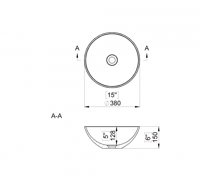 LAVOAR RIGA DIAM 38 CM, H. 15 CM FARA PREAPLIN [2]
