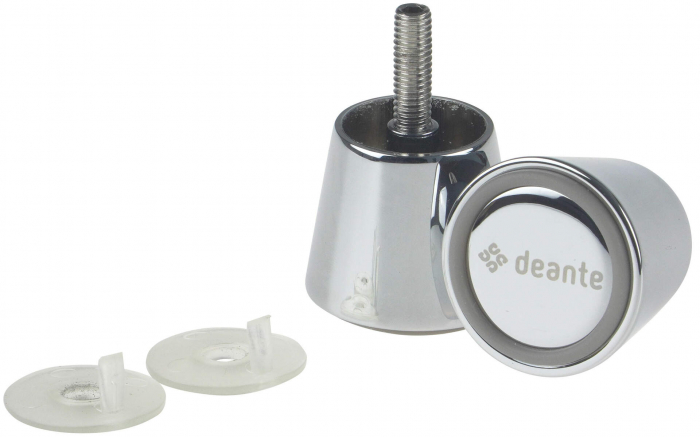 Mâner de ușă de duș - rotund, Deante, ,Cromat [2]