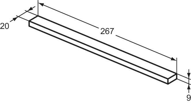 MANER MOBILIER I.LIFE 27 CM CROM MAT [2]