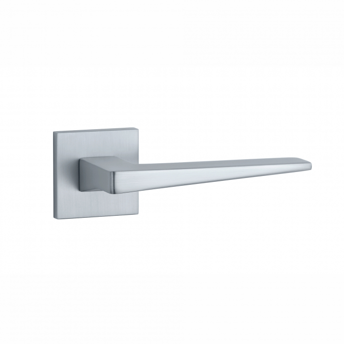 Mâner Stile Eda cu rozetă Q Slim 7mm crom satinat – Design modern pentru uși interioare. [1]