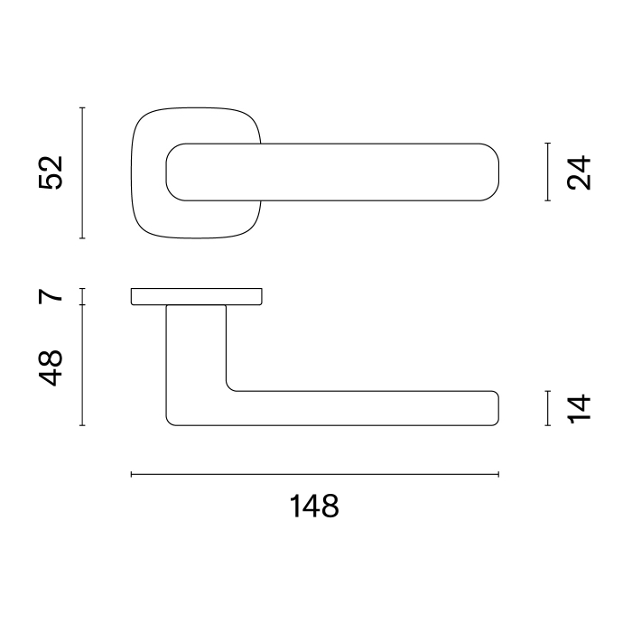 Mâner pentru ușă Enger Aprile Ixia – Design Modern și Elegant [2]