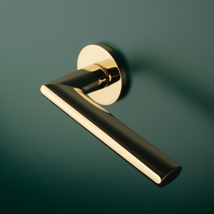 Maner usa APRILE KALMIA ROZETA R SLIM 7MM GOLD PVD - PVD auriu lucios [2]