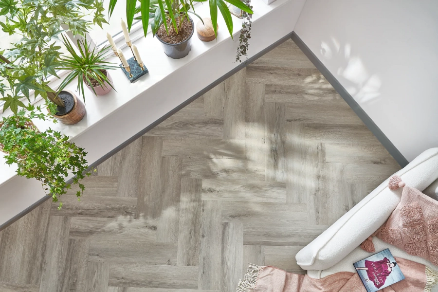 Parchet SPC plăcile de vinil Arbiton Amaron Herringbone - STEJAR MEDICCI - 5mm/0.55mm [1]