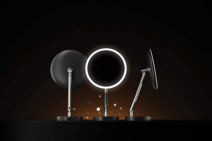 Oglindă cosmetică, de sine stătător - Bec LED [6]