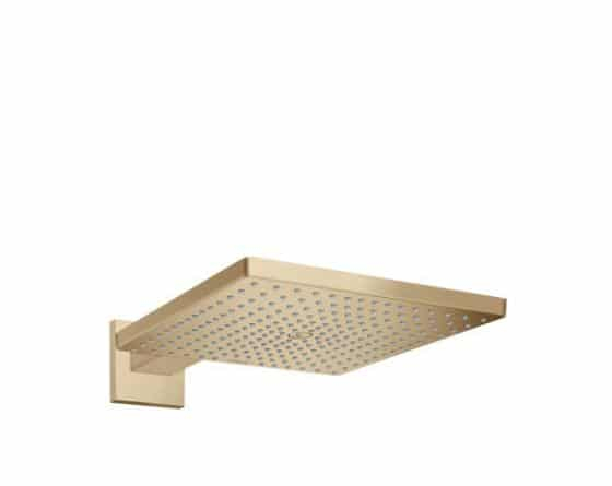 CAP DUS RAINDANCE E 300 AIR 1 JET, 300X300MM, CU PRINDERE PE PERETE CU BRAT 390MM, BRUSHED BRONZE [1]