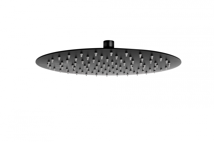 CAP DE DUS SLIM ROTUND INULA, 300 MM, 1/2, METAL, NEGRU [1]