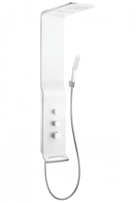 PANOU DUS TERMOSTATIC RAINDANCE LIFT 180 2 JETURI ALB-CROM [1]