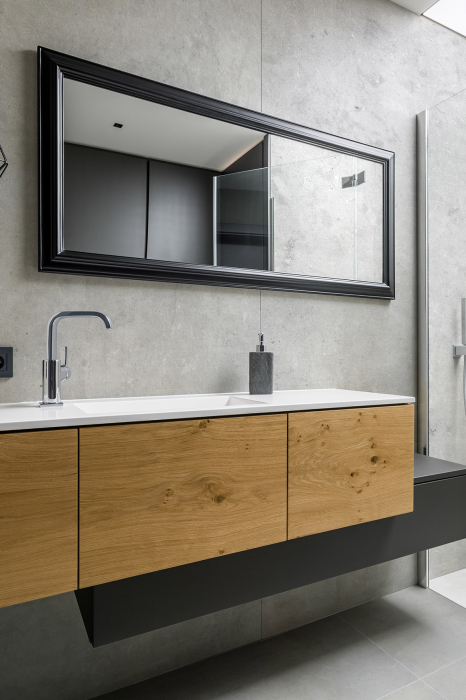 Panou decorativ SPC pentru perete Kronospan Rocko Wall R109 Concrete 123 x 280 cm, 4 mm [1]