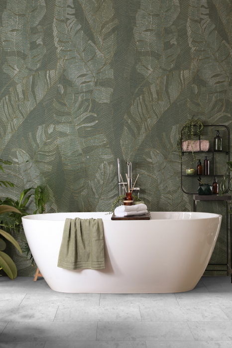 anou de perete Rocko Tiles R163 Silver Sage – Design botanic în nuanțe de verde [2]