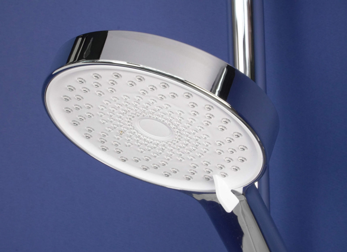 Pară de duș, rotund, 3-funcții, Deante, ALPINIA,Cromat [4]