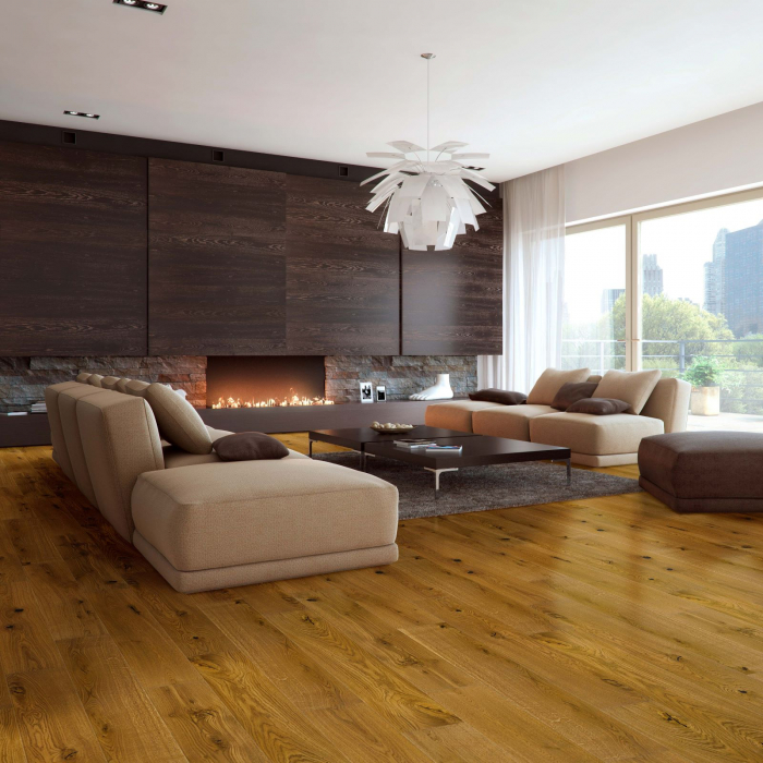 Parchet Triplustratificat Stejar Golden Spike Grande [1]