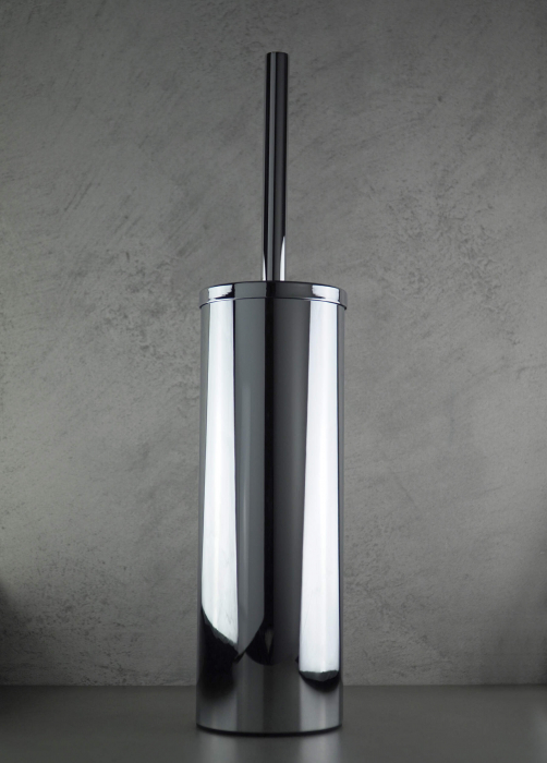 Perie toaletă, de sine stătător, Deante, Round,Cromat [3]