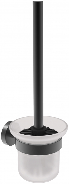 Perie toaletă, montare pe perete, Deante, ,nero [1]