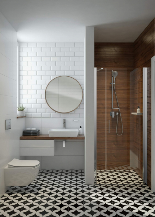 Ușă de duș, încastrat, 110 cm - prins cu balamale [4]