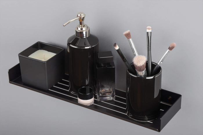 Raft, montare pe perete, Deante, Mokko,Negru [5]