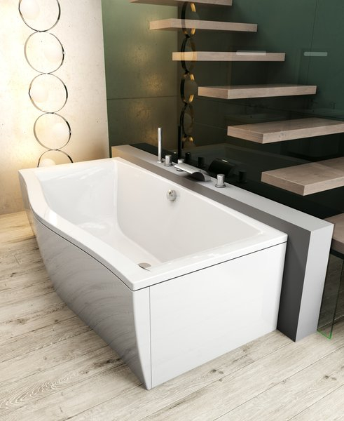 Ravak Baterie stativă tip cascadă, pentru cadă [2]