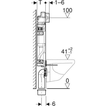 SISTEM INSTALARE PENTRU VAS WC KOMBIFIX UP100 CAL. I [2]
