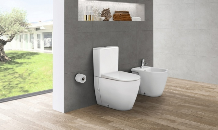 REZERVOR WC CORAL 3/4.5 L, ALIMENTARE STANGA JOS, ALB [2]