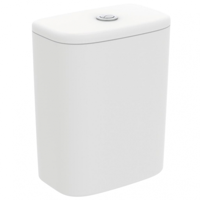 REZERVOR WC TESI, 3/6 L, ALIMENTARE INFERIOARA, ALB MAT [1]