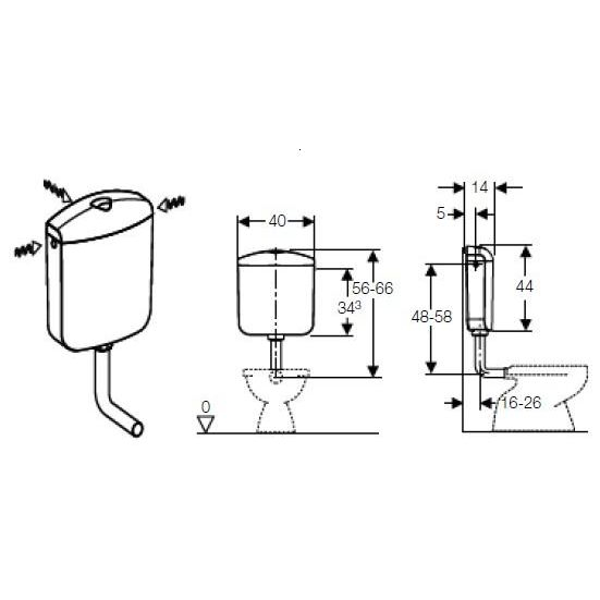 REZERVOR SEMIINALTIME GEBERIT AP 117 CAL.I [2]