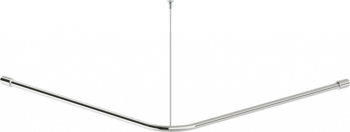 Bară perdea de duș, oțel [1]