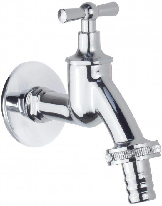 Robinet cu bilă, tip de evacuare de grădină, cu adaptoare - 1/2&quot;, Deante, ,Cromat [1]