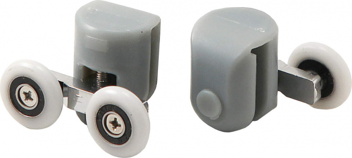 Role superioare, dublu, pentru sticle de 5 mm - FI 25 mm, Deante, , [1]