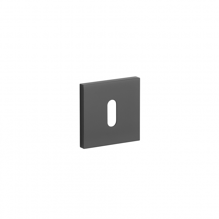 Rozeta APRILE Q SLIM 7MM BLACK - negru mat OB [1]