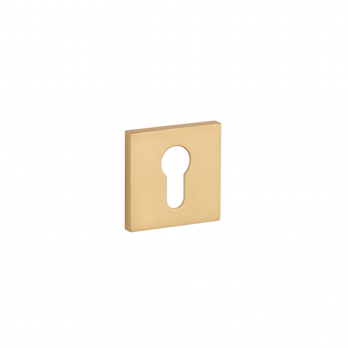 Rozeta APRILE Q SLIM 7MM GOLD SATIN - auriu mat PZ [1]